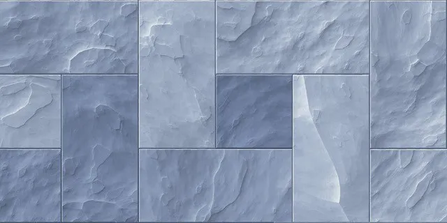 [AQU2] Aqua Ceramic Blue-Grey Stone-Effect Ceramic Wall Tile
