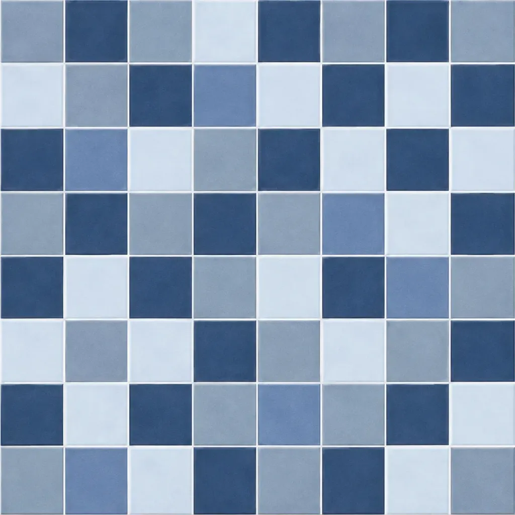 [ATL1] Atlantik Blue Mosaic-Effect Ceramic Pool Floor Tile