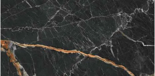 [NEM1] Carreau en porcelaine effet marbre sombre Nemrut