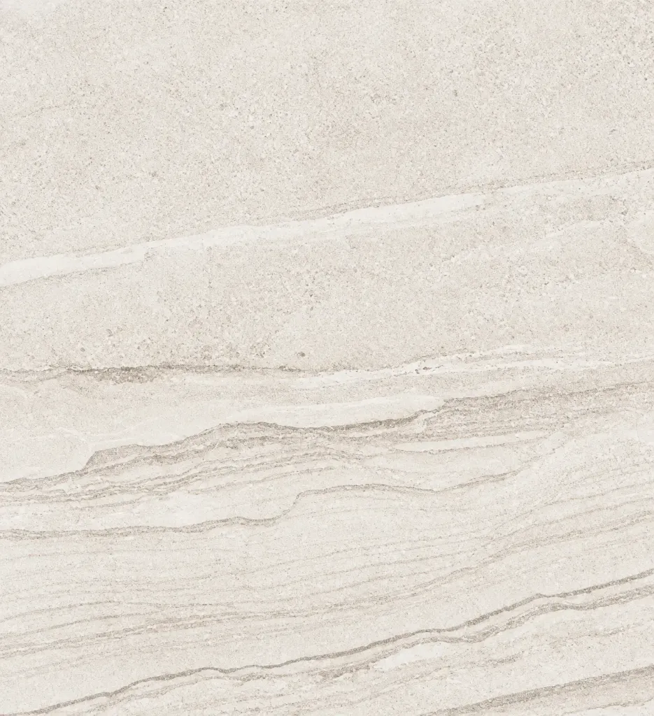 Carreau en porcelaine effet pierre beige clair semi-brillant ARAGON