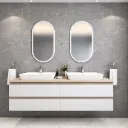Ensemble de meubles de salle de bain Supra/A 180 cm avec lavabo Nova 70 et miroir encadré