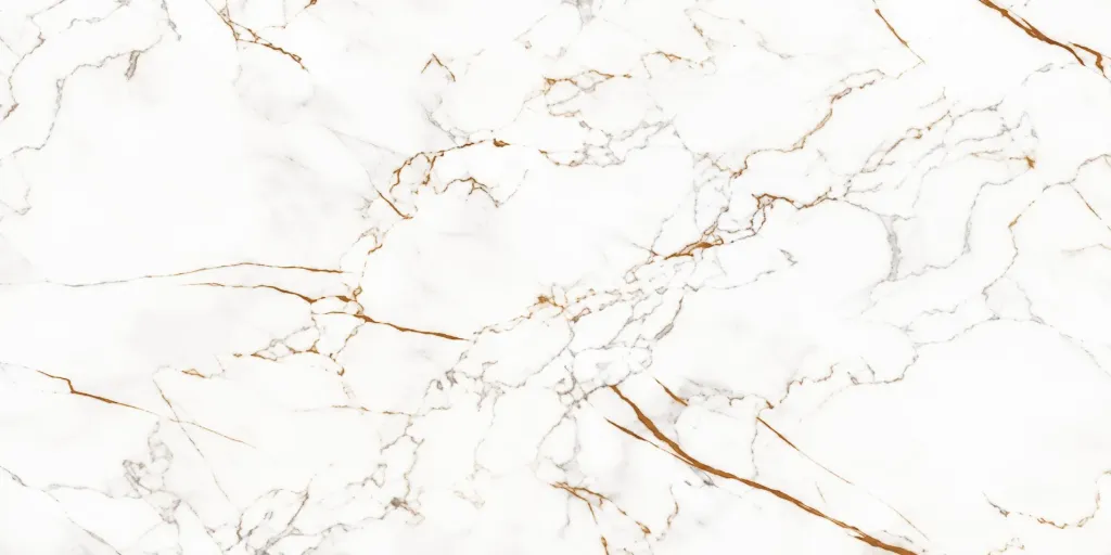 ALICE White Marble-Effect Ceramic Wall Tile (Anthracite)