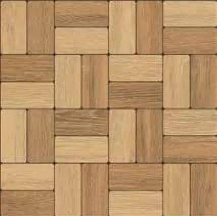 [ADR2] ARDIC Tan Wood-Effect Basketweave Ceramic Floor Tile (Beige)
