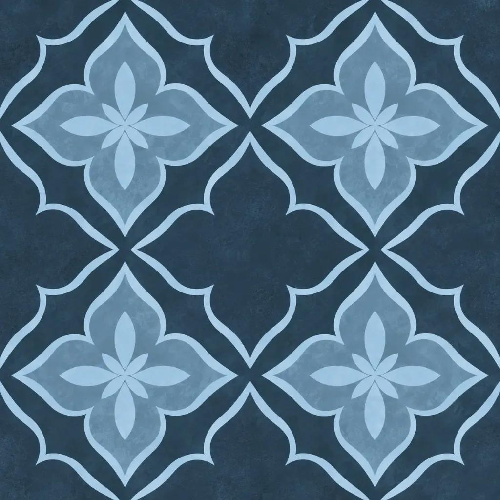 [GAL2] Galata Grey Patterned Ceramic Floor Tile (Anthracite)