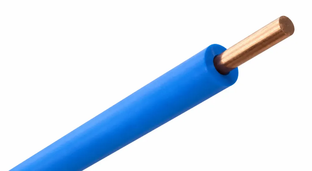 Câble en cuivre massif isolé PVC résistant à la chaleur H05V2-U / H07V2-U 90 °C