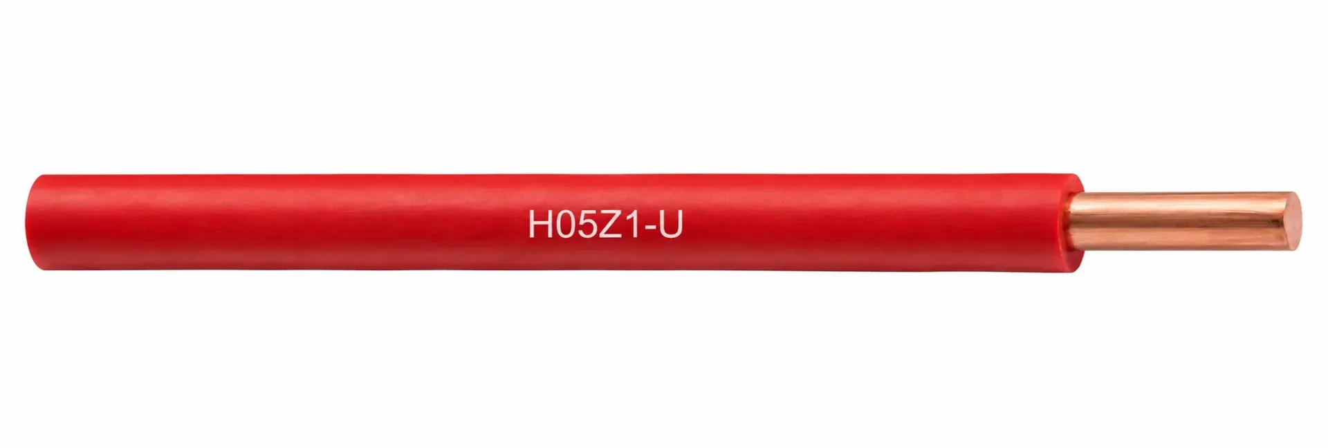 Câble cuivre massif sans halogène H05Z1-U / H07Z1-U HFFR (Noir, 0.5)