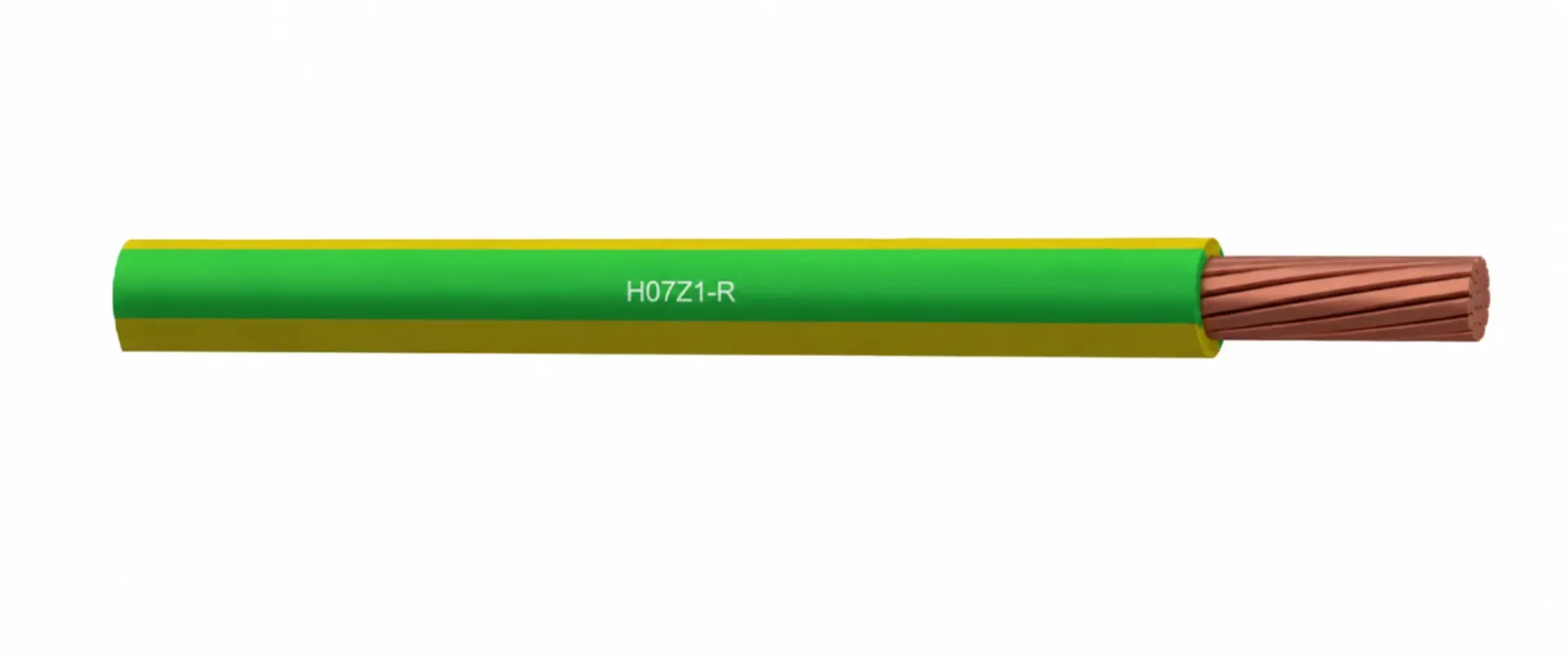 Câble en cuivre multibrins sans halogène H07Z1-R HFFR 450/750V (Noir, 1.5)