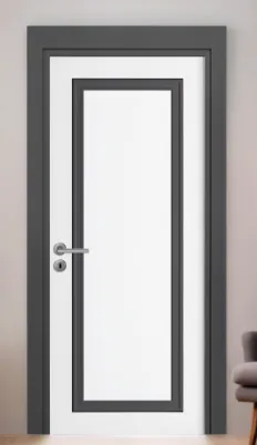 Microlaminate Stick Door with Rectangular Panel Detail (10cm)