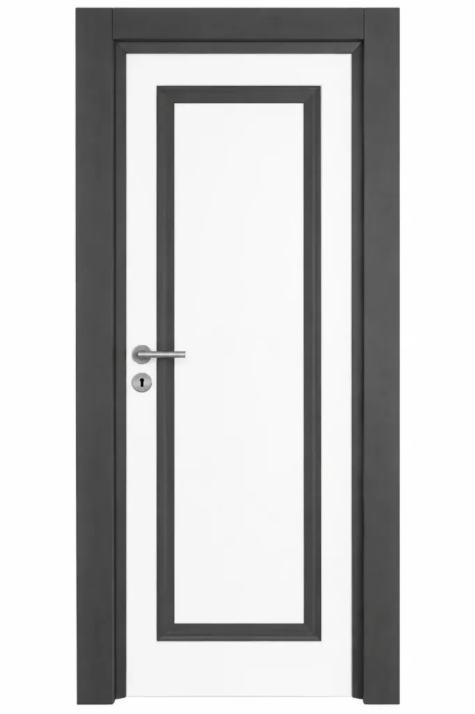 Microlaminate Stick Door with Rectangular Panel Detail