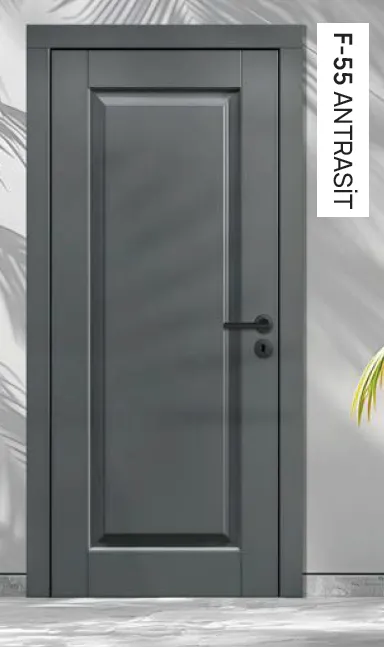 F-55 Anthracite Lacquer Panel Door (10cm)