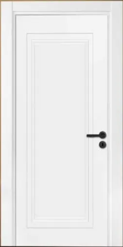 Model F-58 White PVC Raised Panel Door (10cm)
