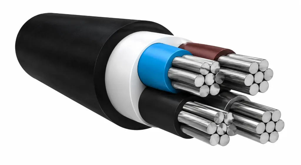 Câble d'alimentation en aluminium sans halogène NA2XH 0,6/1 kV (1x16)