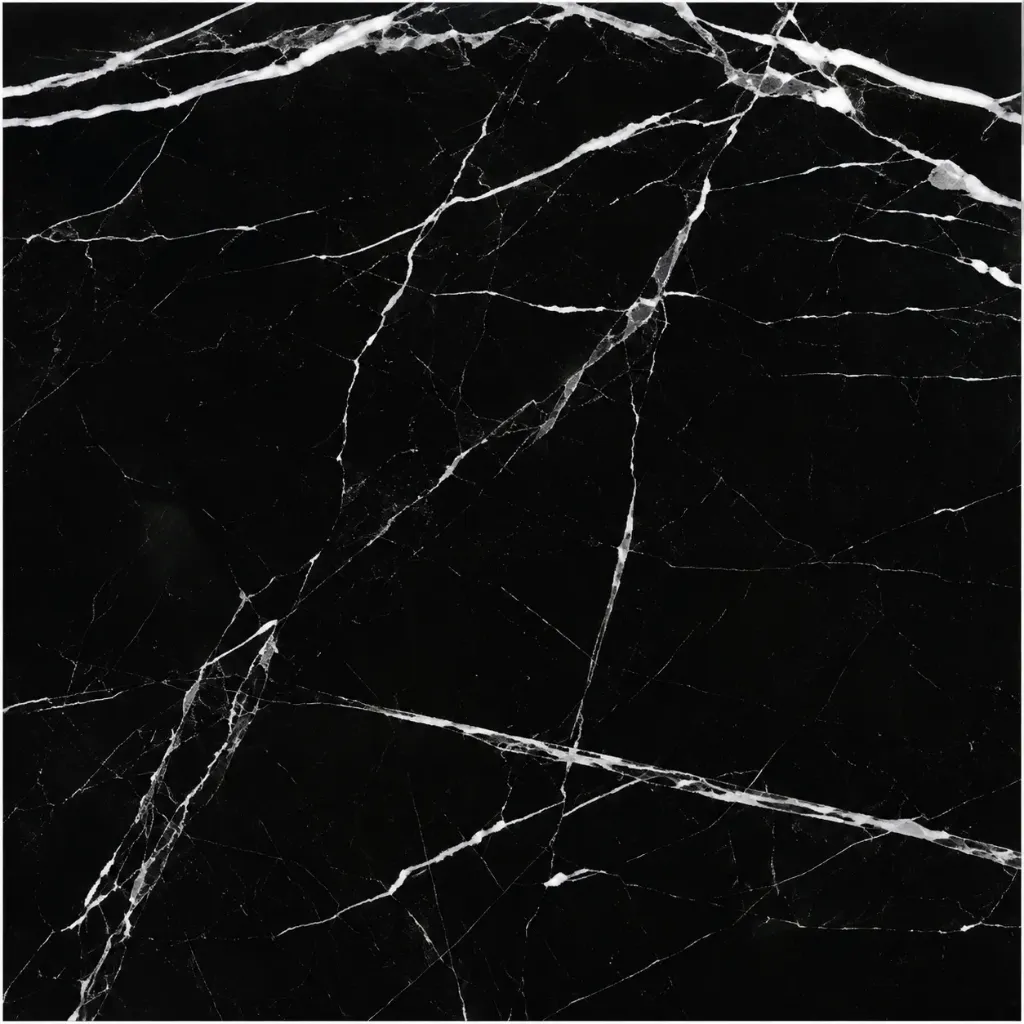 Marbre Nero Picasso noir et blanc veiné