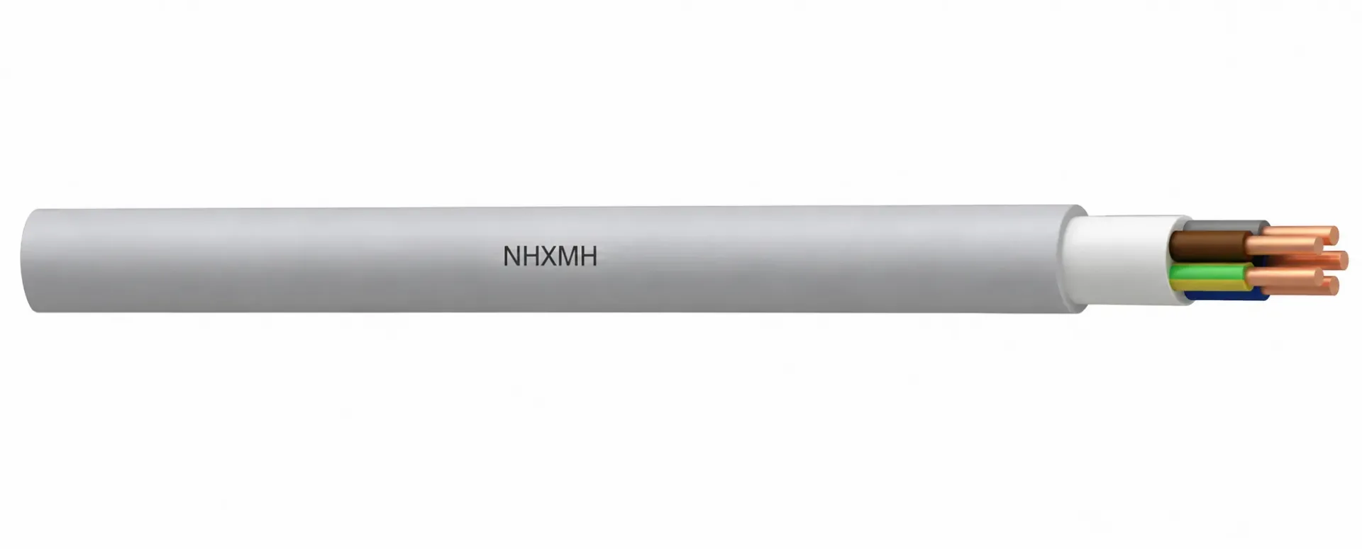 Câble d'installation multi-conducteurs NHXMH sans halogène gris 300/500V (2x1.5)