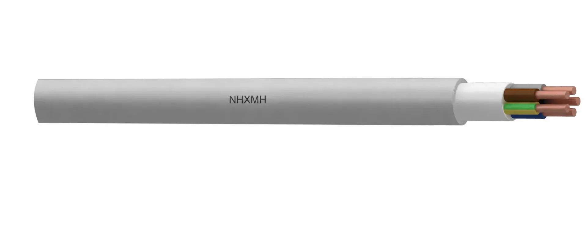 Câble d'installation multi-conducteurs NHXMH sans halogène gris 300/500V (2x1.5)