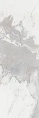 Carreau Mural Céramique Effet Marbre Gris et Blanc Nuvola (30x90, Blanc)