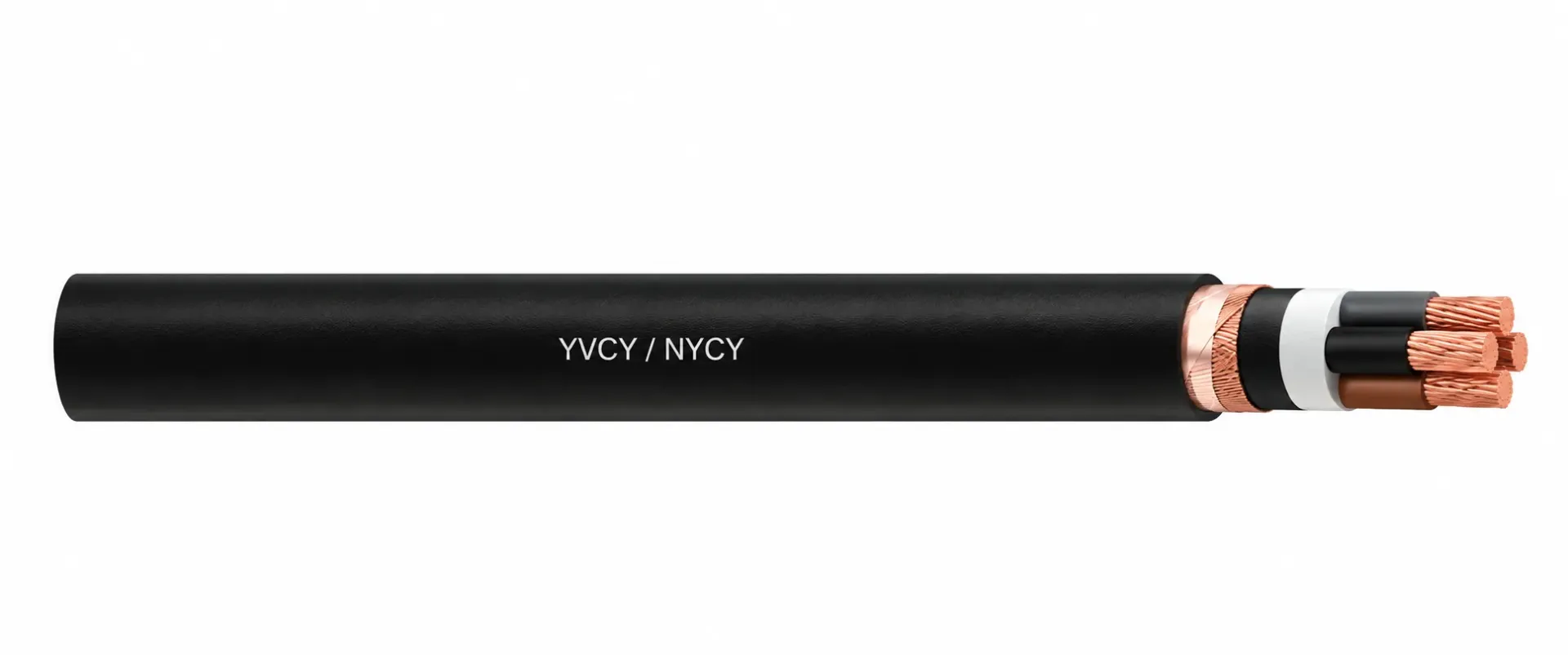 Câble à conducteur concentrique en cuivre NYCY (YVCV) 0,6/1 kV