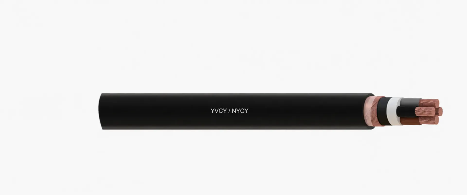 NYCY (YVCV) Concentric Copper Conductor Cable 0.6/1 kV (2x1.5/1.5)