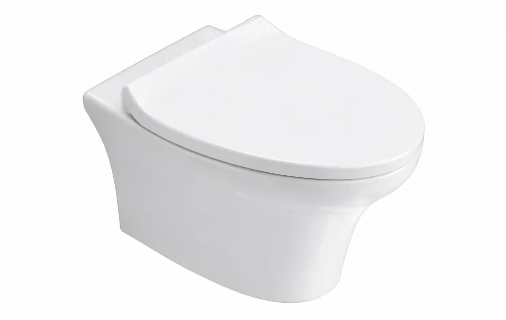[2904-0605] Rena White Wall-Hung WC Pan (Soft Close)