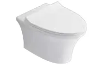 Cuvette WC suspendue Rena blanche (Fermeture douce)