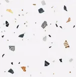 Sempre White Terrazzo-Effect Porcelain Tile