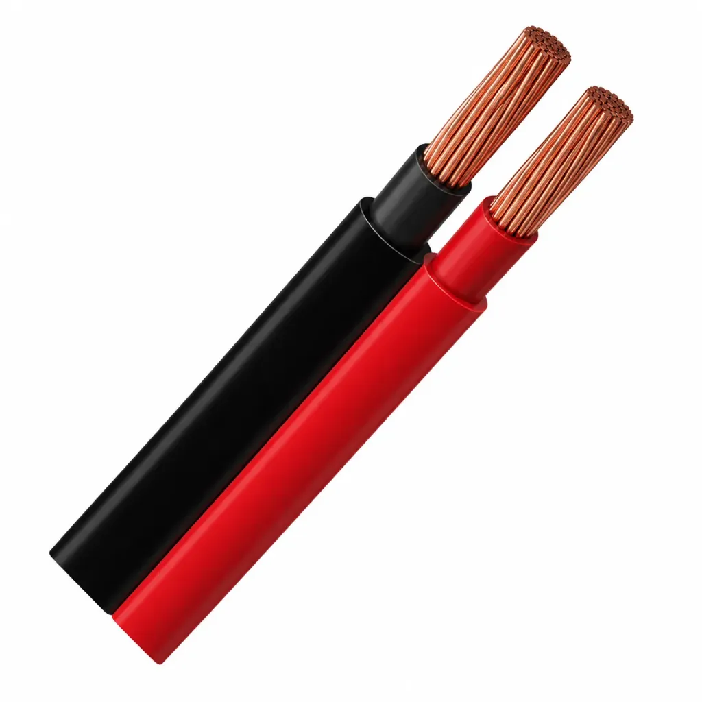 Twinflex Red and Black PVC Twin Battery Cable 0.6/1 kV (2x0.50)