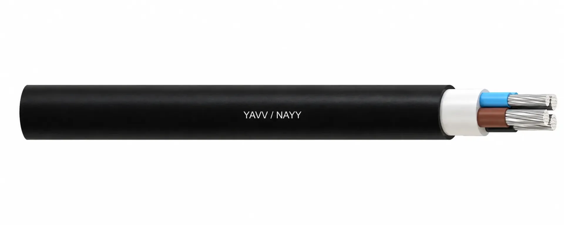 YAVV (NAYY) PVC Insulated Aluminum Cable 0.6/1 kV (1x16)