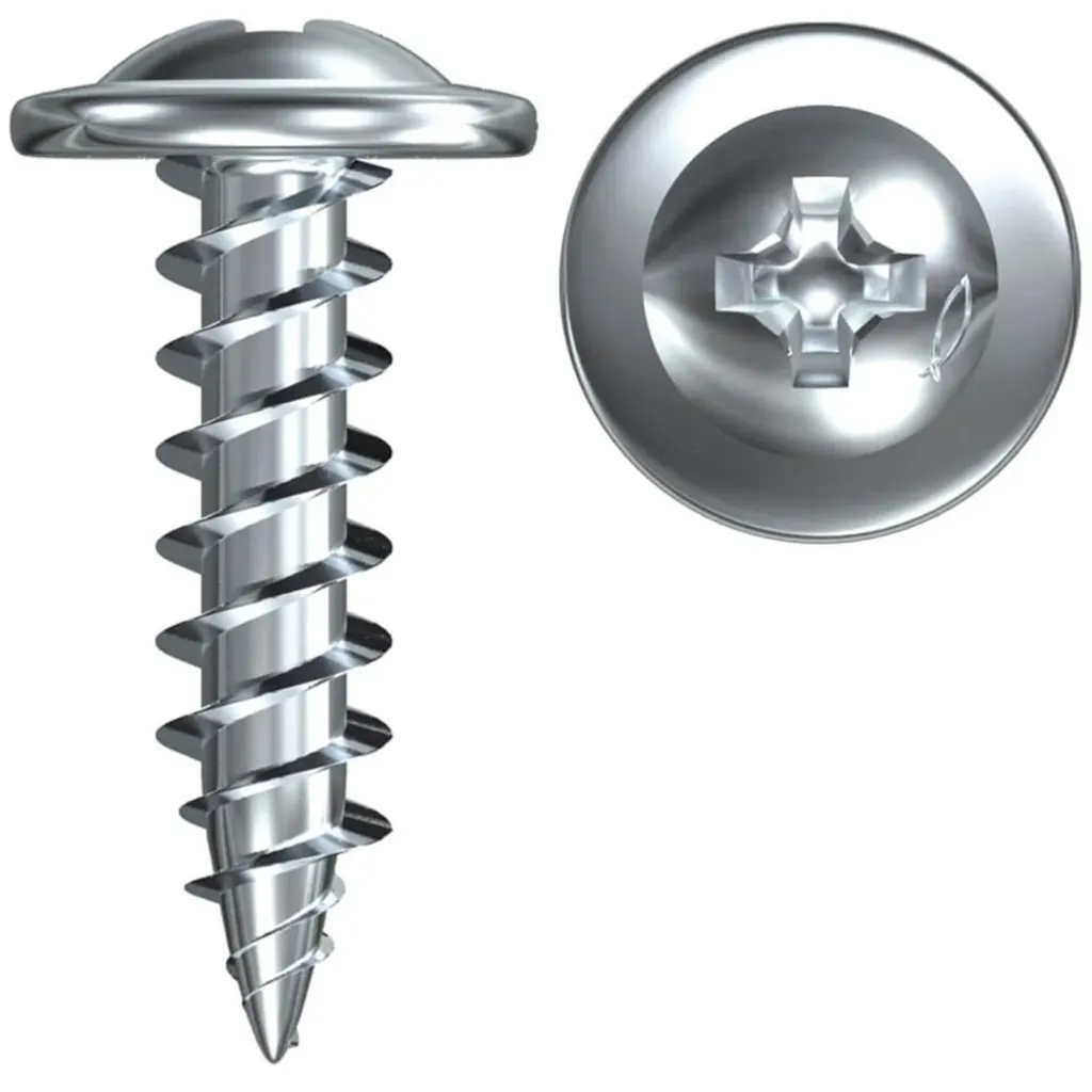 Silver-Coloured Special Mounting Screws for Plasterboard Accessories (Agraf Vidası)