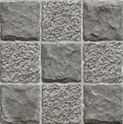 [ARN1] ARENA Grey Stone-Effect Ceramic Tile 45 x 45