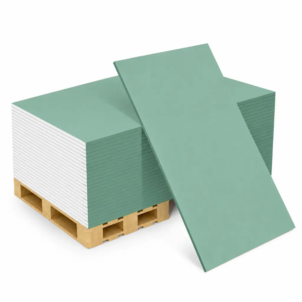 Green Water Resistant Plasterboard (1200x2500, 12,5)