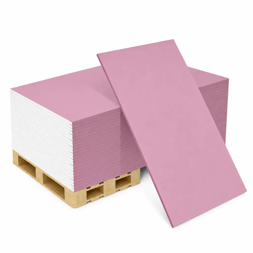 Red Fire Resistant Plasterboard