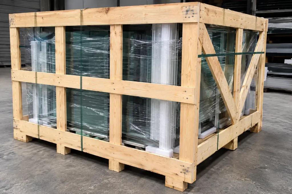 Aluminium Product Crate Packing