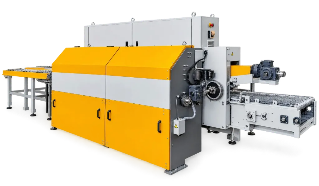 Marble, Metal and Wood Forming Machine with Roller Conveyor