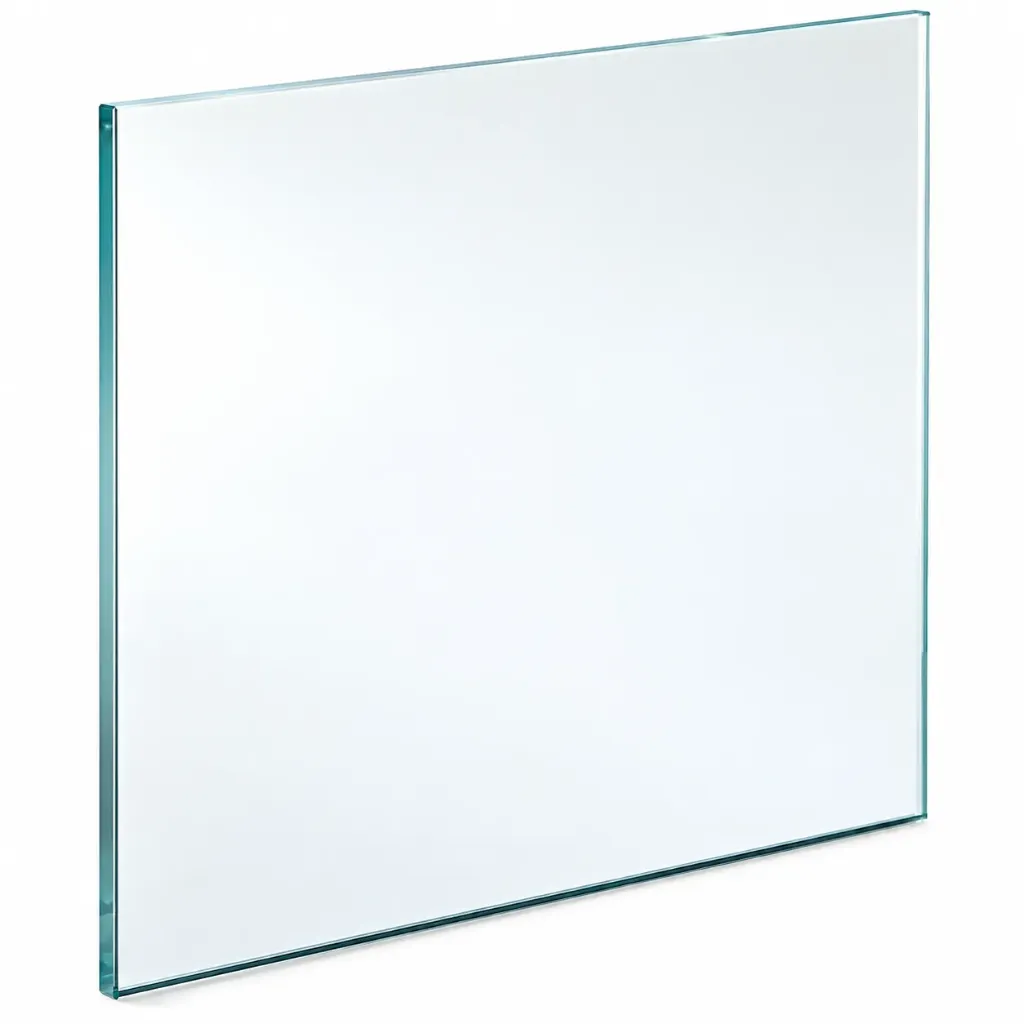 Panneau en verre rectangulaire transparent (Simple, 5 mm, Modèle, Air (Standard))