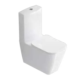 Ensemble WC suspendu Halley blanc avec réservoir et abattant (Vanne Simple, Fermeture douce mince, Inclus, Bidet inclus)
