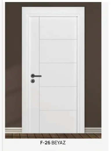 Model F-26 White Lacquer Panel Door