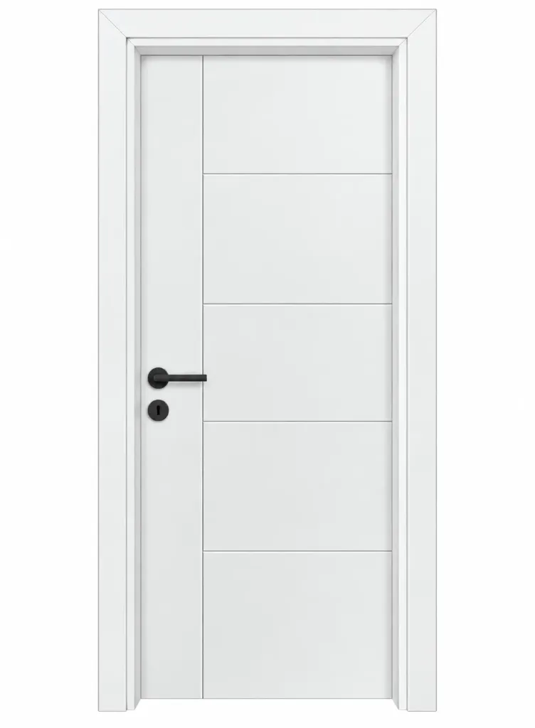 Model F-26 White Lacquer Panel Door (10cm)