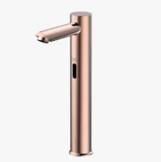 [FLB07-2-R] Rose Gold Photocell Over-Table Washbasin Faucet with Single Water Inlet