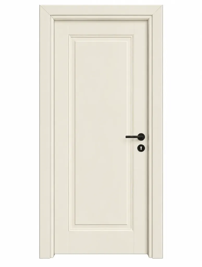 F-62 Cream Lacquer Panel Door (10cm)