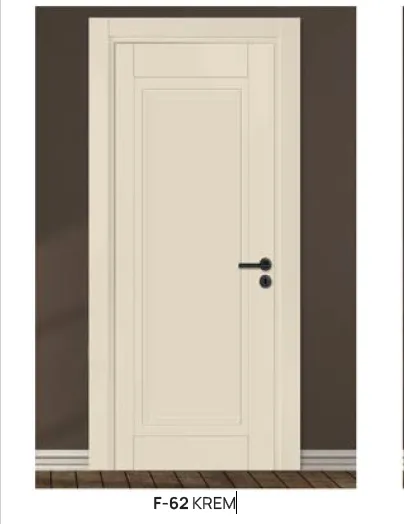 Porte à panneau laqué crème F-62 (10 cm)