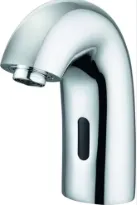 [FLB10-BN] Robinet de lavabo à photocellule aspect chrome avec double entrée d'eau