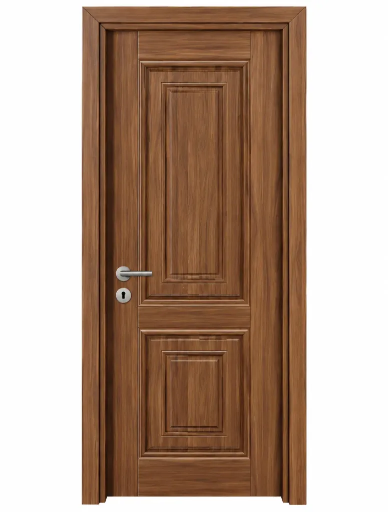 F-22 Walnut PVC Foil Panel Door