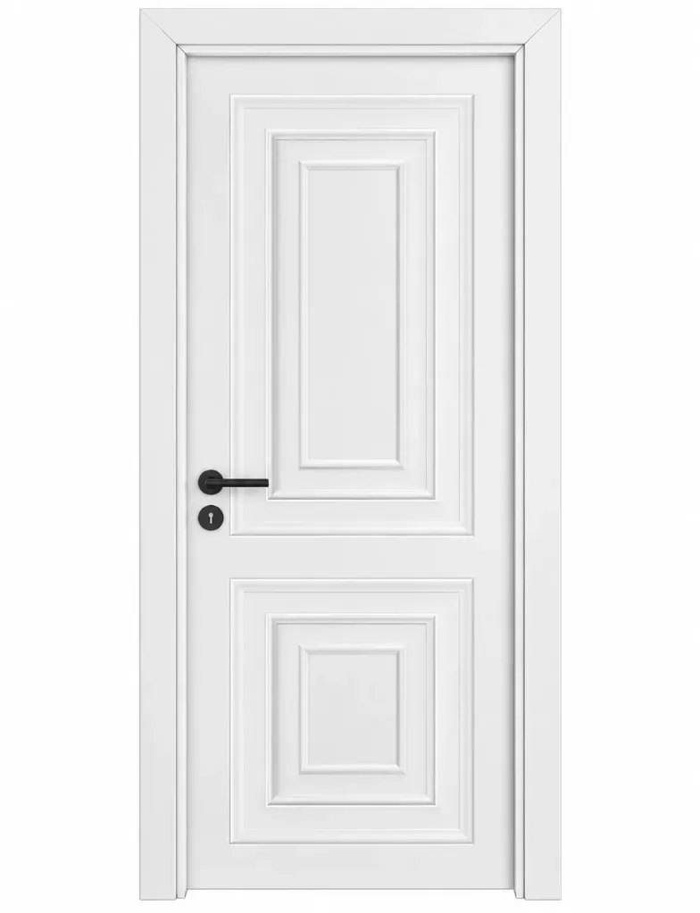 Model F-22 Soft White PVC Foil Covered Raised Panel Door