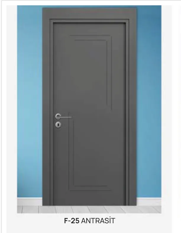 Model F-25 Anthracite PVC Foil Cover Door with Raised Panel (10cm)