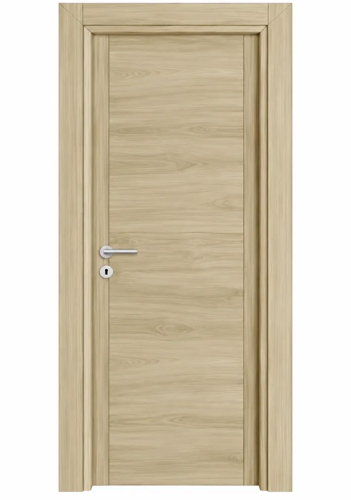 M-02 Light Wood-Effect Microlaminate Interior Door