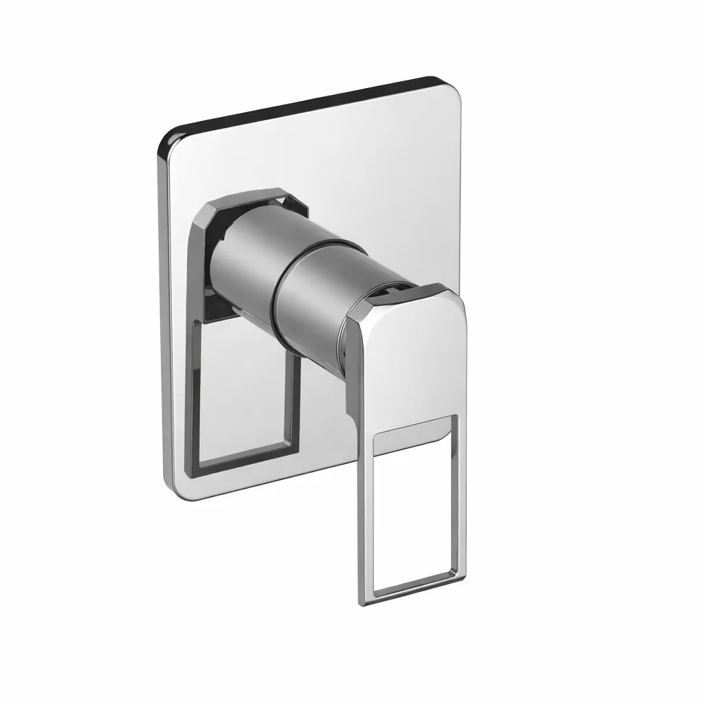 [MAD190] Quadro Chrome-Like Concealed Shower Armature with Single Lever Handle