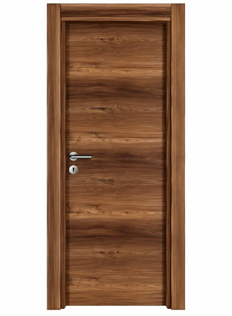 [M-02 MADRAN] Porte intérieure microlaminée effet bois brun M-02 Madran (10 cm)