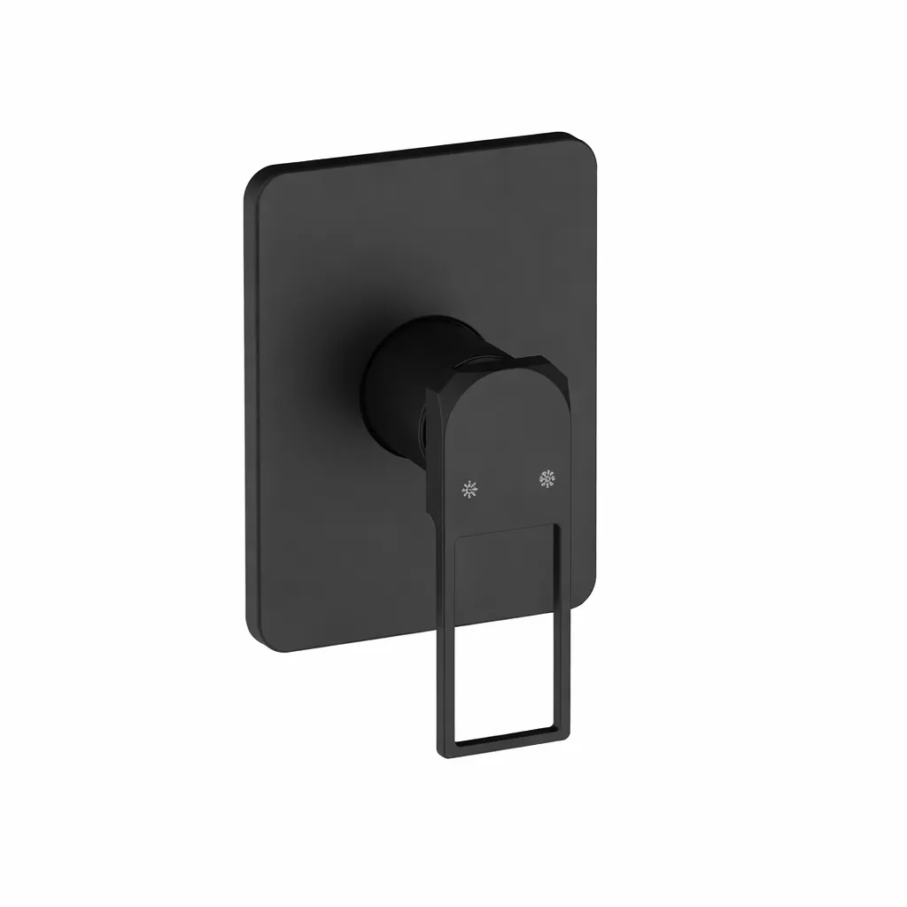 [MAD190-S] Quadro Black Concealed Single-Handle Shower Armature