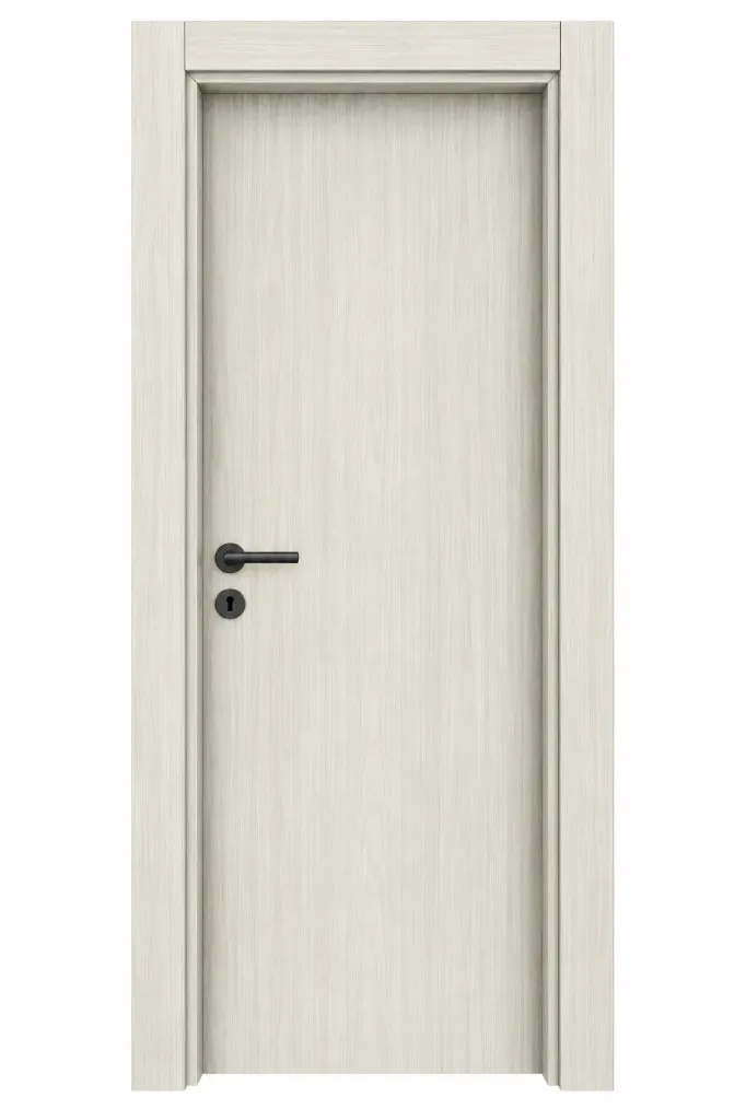 [MODEL M-01 (MICROLAMINATE CLASSIC)] Porte intérieure microlaminée effet bois clair M-01 Aydos (10 cm)
