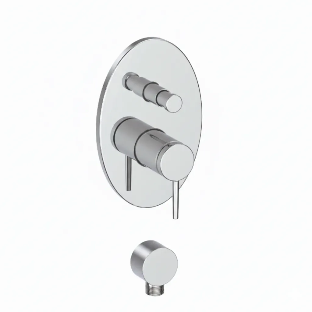 Aduro Chrome-Like Concealed Cabin Faucet Armature with Pin Lever